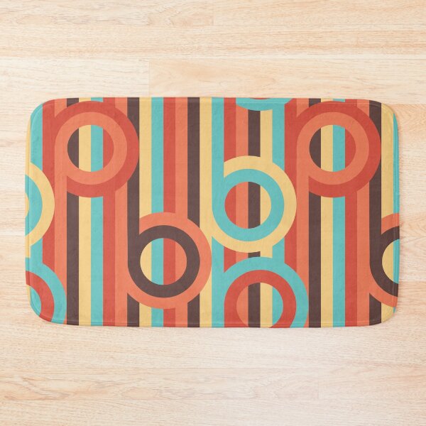 Item preview, Stripes meet circles red designed and sold by Designsbyluzia.