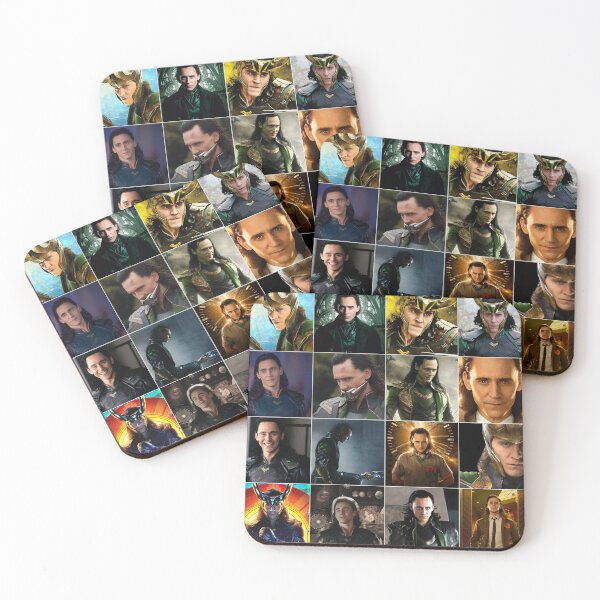 Item preview, Tom Hiddleston Mischief Photo Collage designed and sold by GoghGetta.