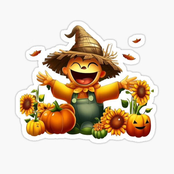Item preview, Smiling Scarecrow Delight designed and sold by GrinGoblets.