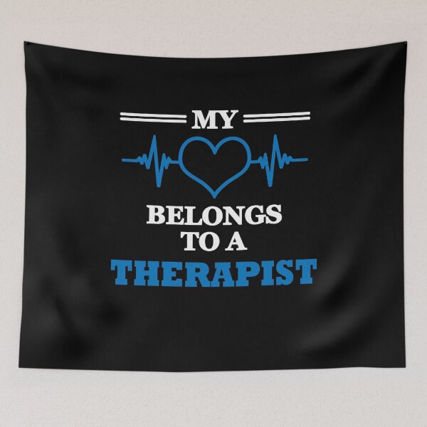Item preview, My heart belongs to a therapist designed and sold by TrendyDesigns.