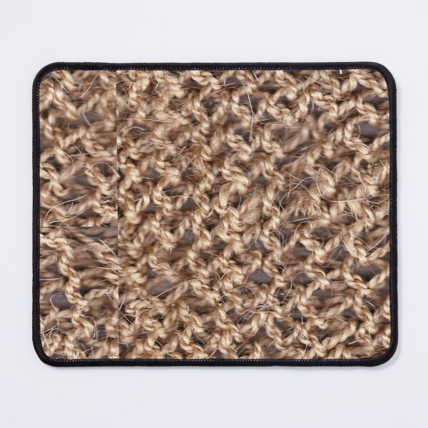 Item preview, knitted background from natural brown twine designed and sold by colorfulglee.
