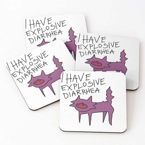 Item preview, Cat with diarrhea designed and sold by HummingGhost.