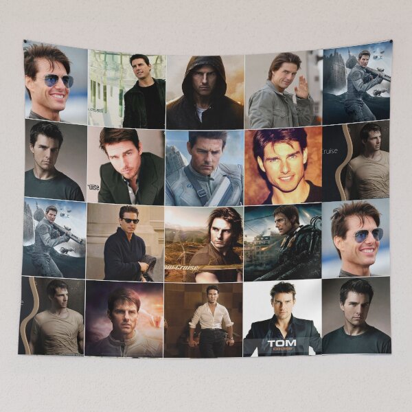 Item preview, Tom Cruise Photo Collage designed and sold by GoghGetta.