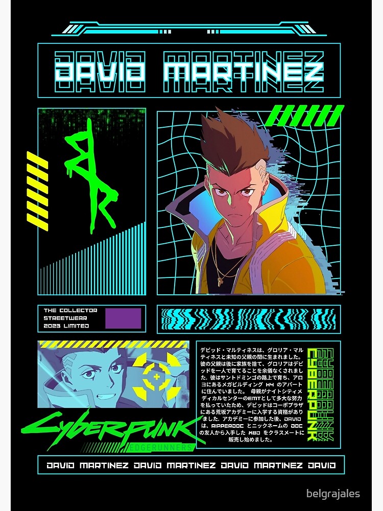 David Martinez in 2023  Cyberpunk anime, Cyberpunk, Cyberpunk art