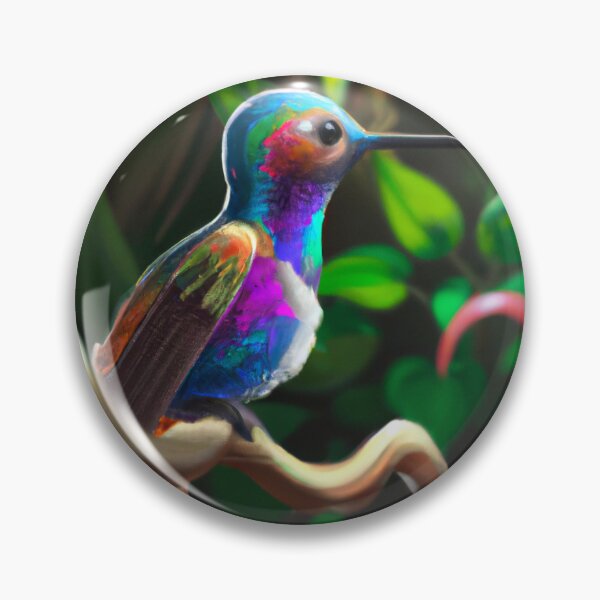 Item preview, Humming-bird in Jungle designed and sold by BalekShop.