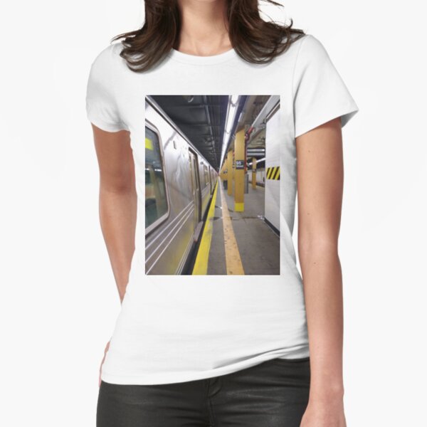 Subway station Fitted T-Shirt