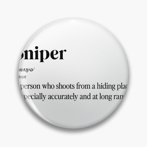 Item preview, Sniper definition   designed and sold by Noradesignedit.