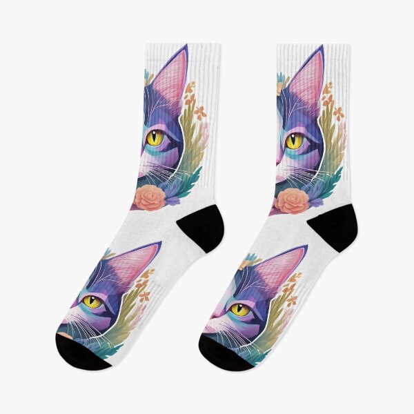 Item preview, Cat in flowers by Urban Nova Desing designed and sold by UrbanNova.