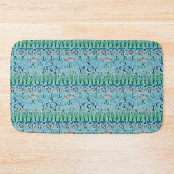 Item preview, Lake Life Seamless Pattern designed and sold by Cedarrue.