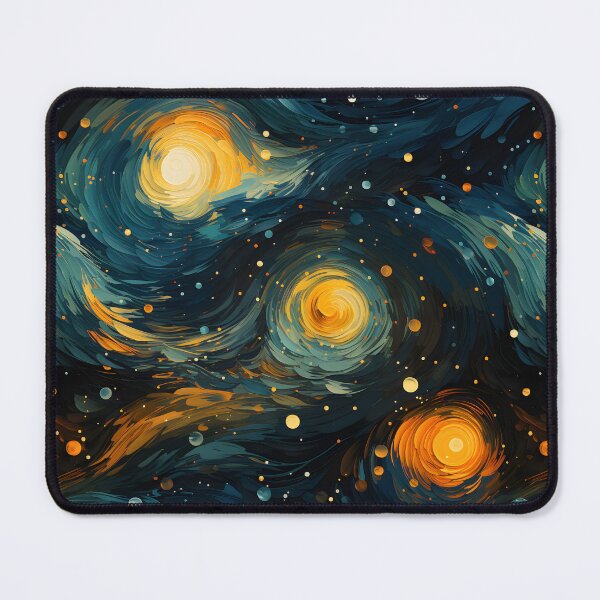 Item preview, Van Gogh Starry Night Outer Space Pattern 26 designed and sold by DigitalPatternx.