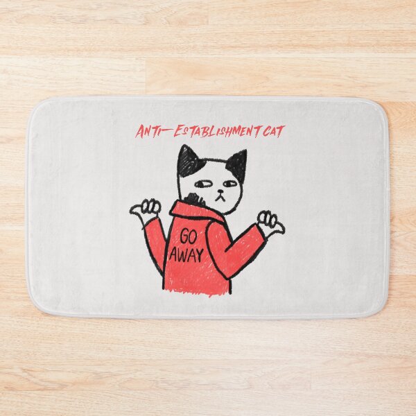 Item preview, Anti-Establishment Cat designed and sold by RokuCreations.