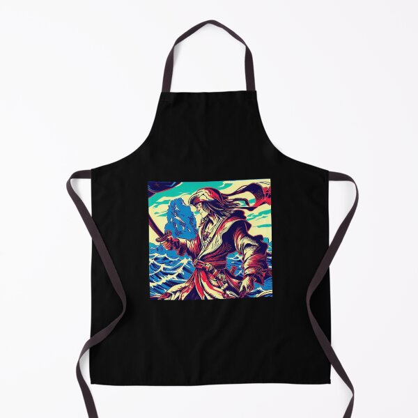 Item preview, Fantasy Pirate Anime - Woodcut 2 designed and sold by CrankyOldDude.