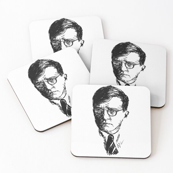 Item preview, Shostakovich drawing in black designed and sold by nganguyet5.