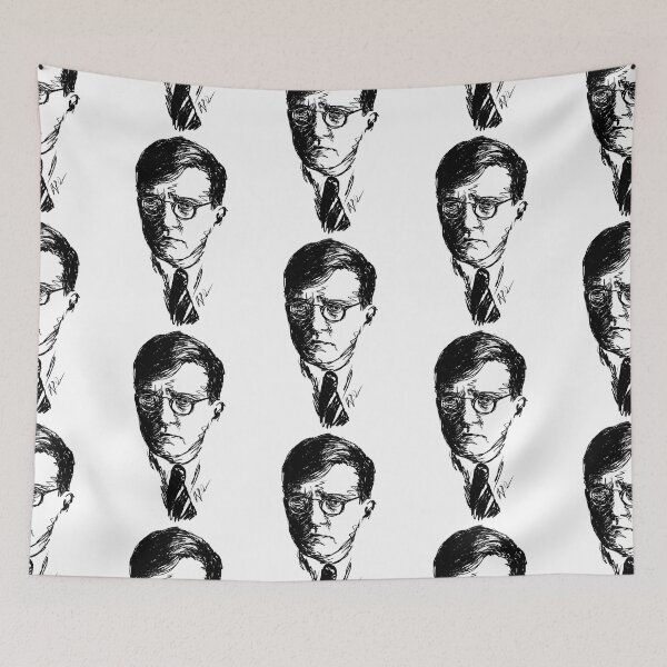 Item preview, Shostakovich drawing in black designed and sold by nganguyet5.