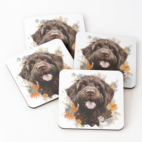 Item preview, Chocolate Labradoodle designed and sold by ZombieLH.
