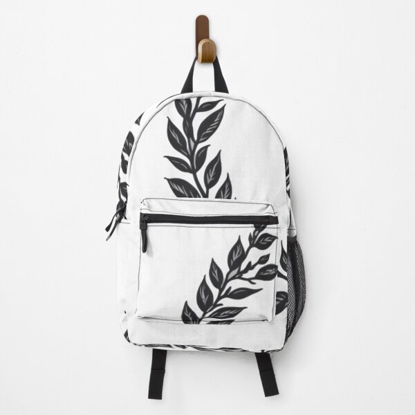 Item preview, black and white laurel wreath designed and sold by Majkel & Majkel.