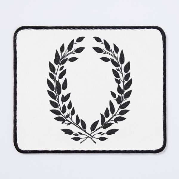 Item preview, Copy of black and white laurel wreath designed and sold by Majkel & Majkel.