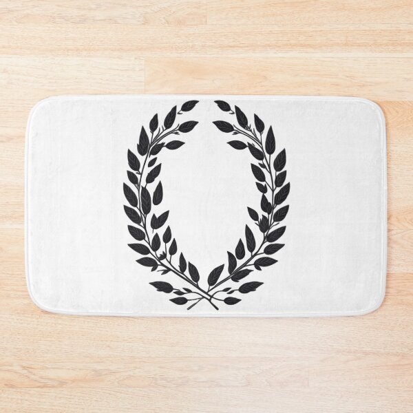 Item preview, Copy of black and white laurel wreath designed and sold by Majkel & Majkel.