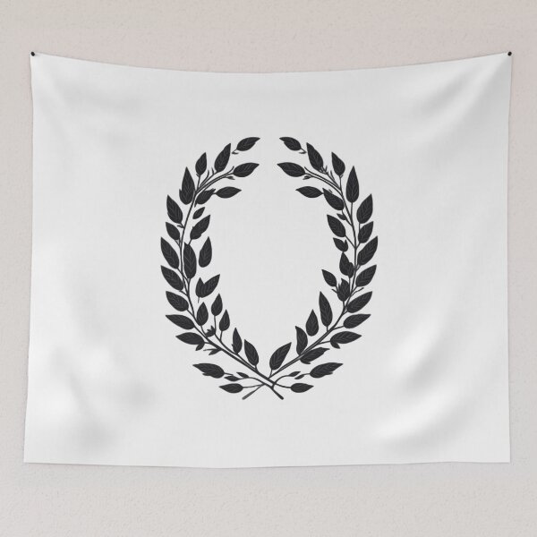 Item preview, Copy of black and white laurel wreath designed and sold by Majkel & Majkel.