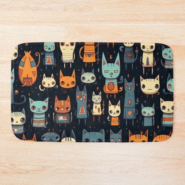 Item preview,  Feline Quirks: Decoding the Peculiar Patterns of the Unusual Cats designed and sold by Brendon987.