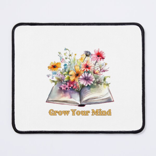 Item preview, Grow Your Mind: Open Book Flower Watercolor  designed and sold by by-oaz.