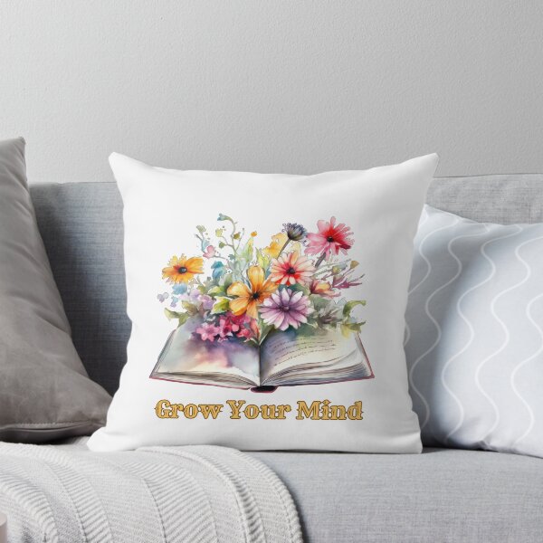 Item preview, Grow Your Mind: Open Book Flower Watercolor  designed and sold by by-oaz.
