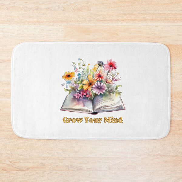 Item preview, Grow Your Mind: Open Book Flower Watercolor designed and sold by by-oaz.