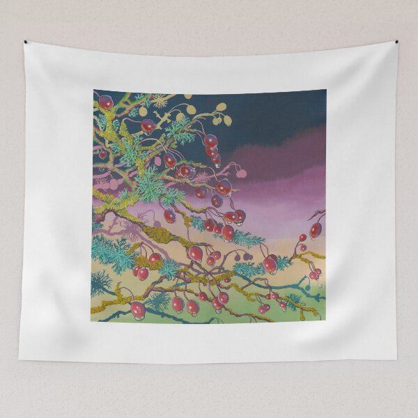Item preview, Winter Berries (acrylic on canvas) designed and sold by Painting By Nature.