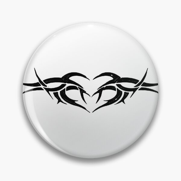 Item preview, CUTE Y2K Heart Neo Tribal Cyber Sigilism designed and sold by sunriseagony.