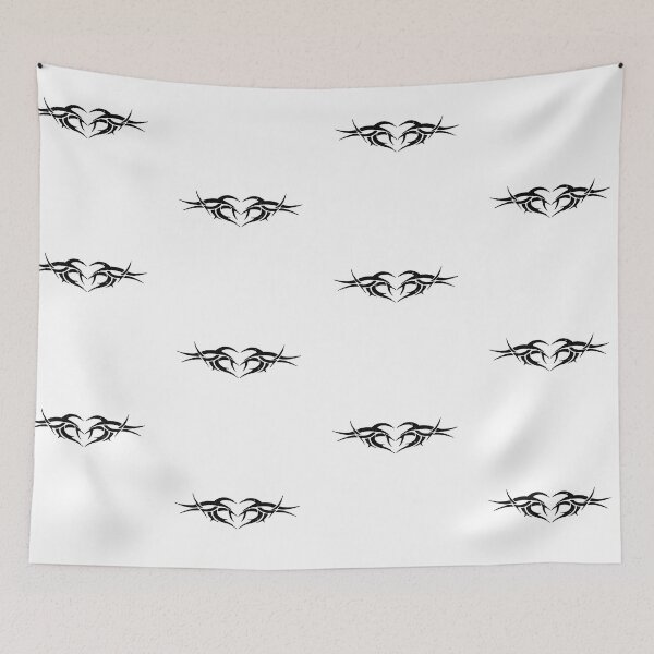 Item preview, CUTE Y2K Heart Neo Tribal Cyber Sigilism designed and sold by sunriseagony.