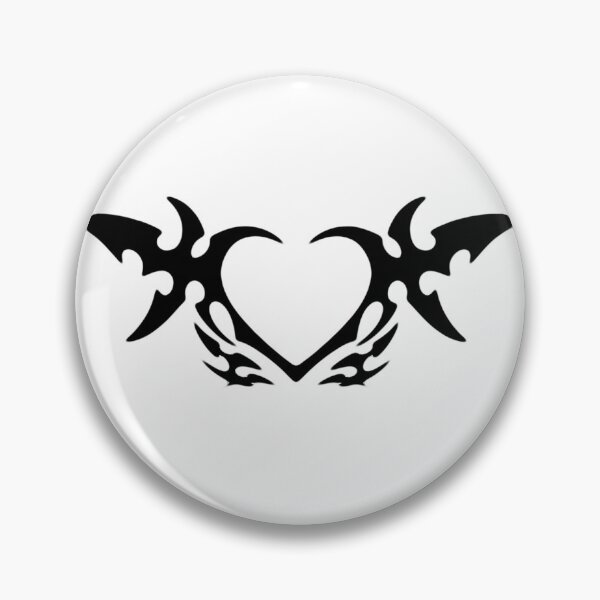 Item preview, CUTE Y2K Heart Neo Tribal Cyber Sigilism designed and sold by sunriseagony.