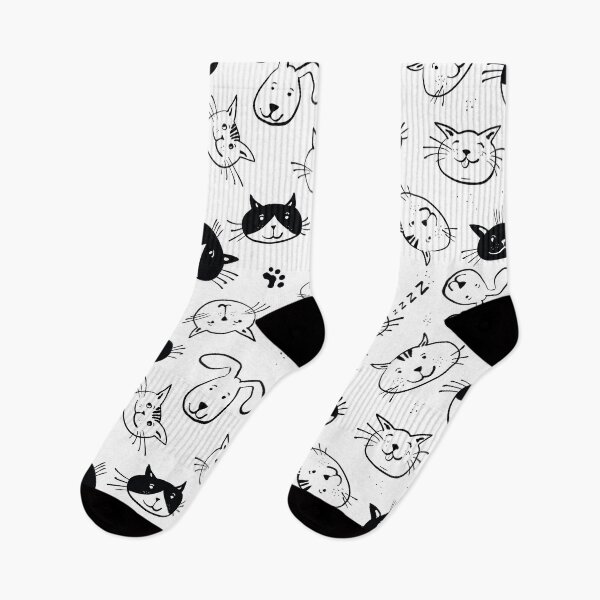Item preview, black and white cats designed and sold by kobyakov.