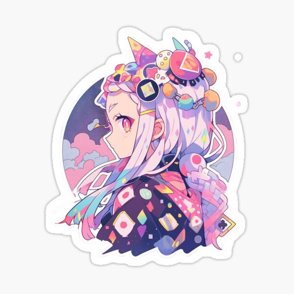 Cute Anime Girl Sticker for Sale by KLYPStickers