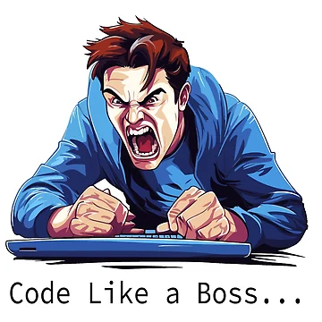 Artwork thumbnail, Angry Coder:  Code Like a Boss... by AIPICCRAFT