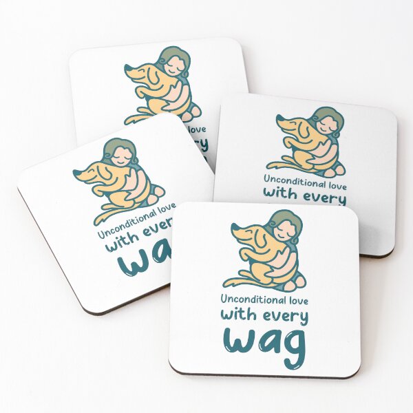 Item preview, Unconditional love with every wag designed and sold by KoolTDude.