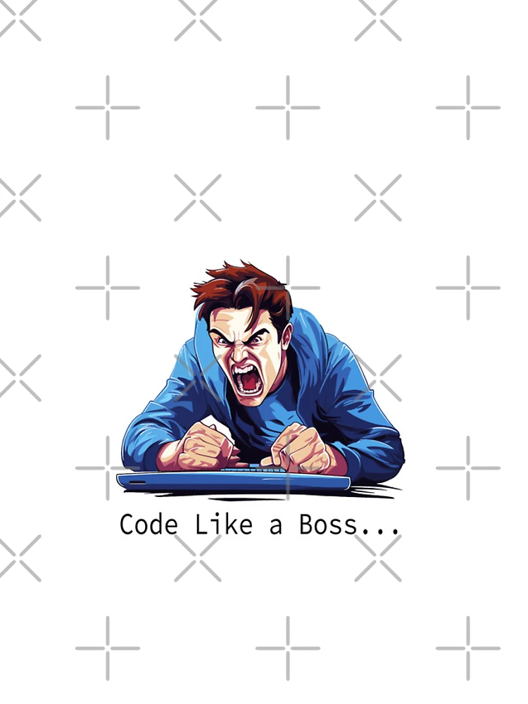 Thumbnail 4 of 4, iPhone Case, Angry Coder: Code Like a Boss... designed and sold by AIPICCRAFT.