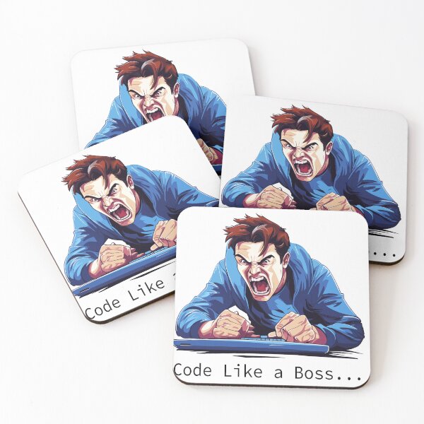 Item preview, Angry Coder:  Code Like a Boss... designed and sold by AIPICCRAFT.