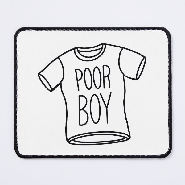 Item preview, Poor Boy t-shirt design from Only Friends designed and sold by vibookcrate.