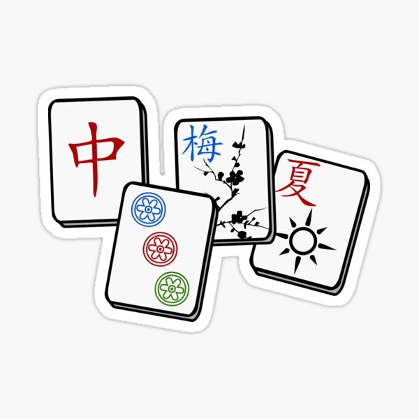 MahJong Cubes Sticker