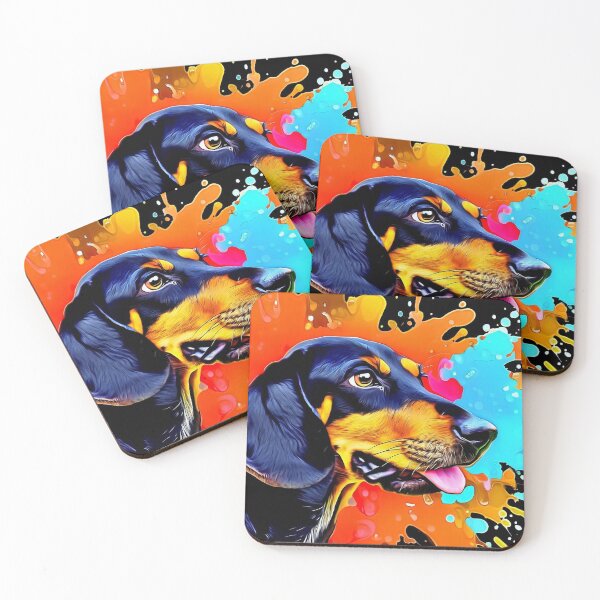 Item preview, Coon Hound Splash Art designed and sold by The Digital Compass.