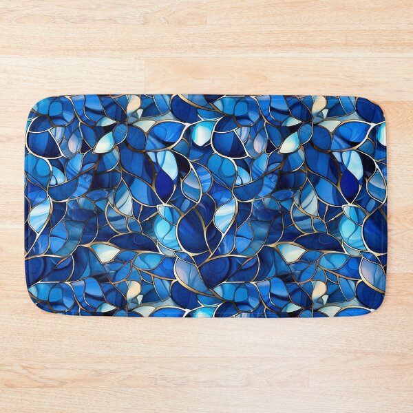 Item preview, blue leaves texture designed and sold by RodoArtDs.