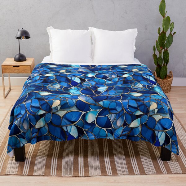 Item preview, blue leaves texture designed and sold by RodoArtDs.
