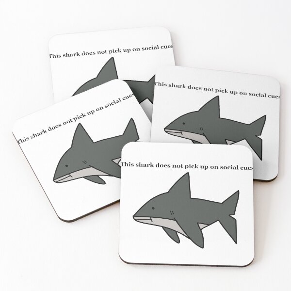 Item preview, Autistic shark designed and sold by HummingGhost.