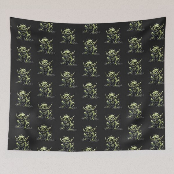 Item preview, Weird Little Green Goblin Pixel Art designed and sold by TrixieePixels.