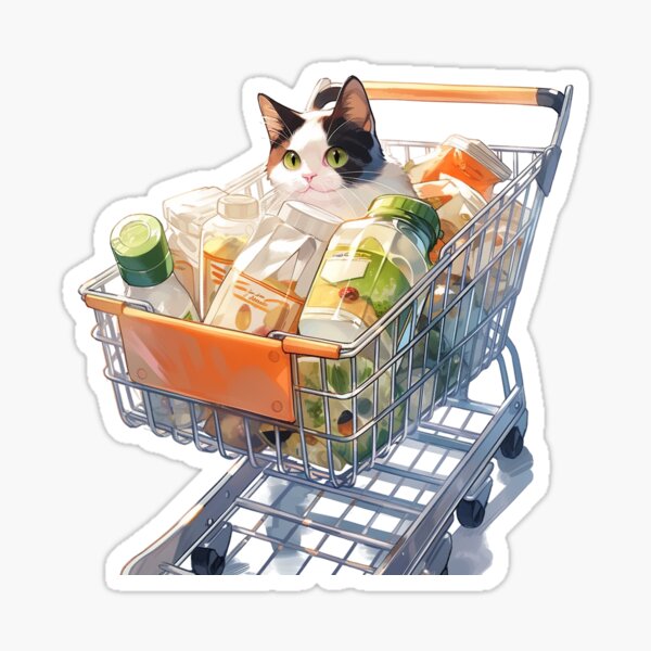 Kawaii Kitty Shopping Gifts Merchandise for Sale Redbubble