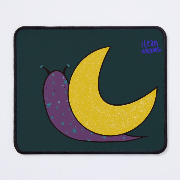 Item preview, Crescent moon snail— purple and teal designed and sold by ileandraws.