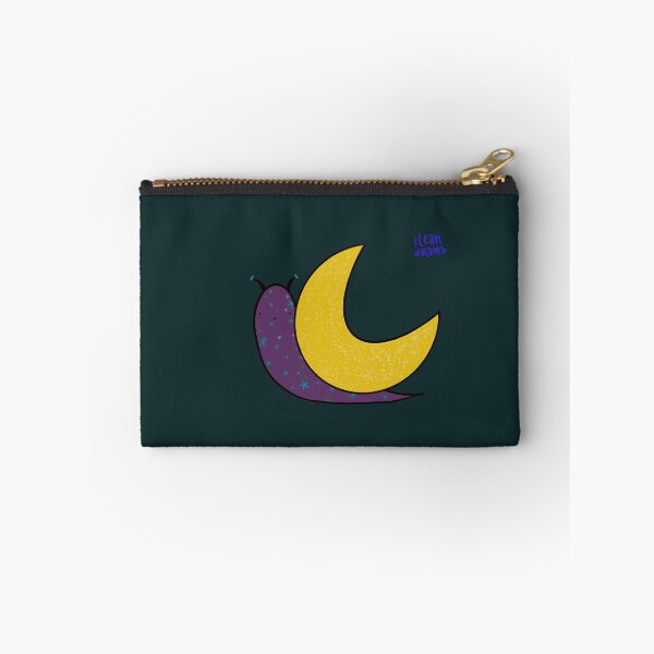 Item preview, Crescent moon snail— purple and teal designed and sold by ileandraws.