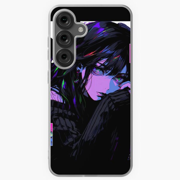 Item preview, Chronically Online Cyberpunk Anime Girl designed and sold by CursedInk.