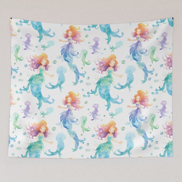 Item preview, Mermaids Pattern 10 designed and sold by DigitalPatternx.