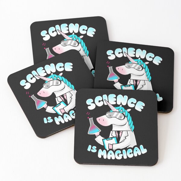 Item preview, Science is magical - 	 Rainbow Unicorn - Scientist Lab  	 designed and sold by uaixcacnlnv34.